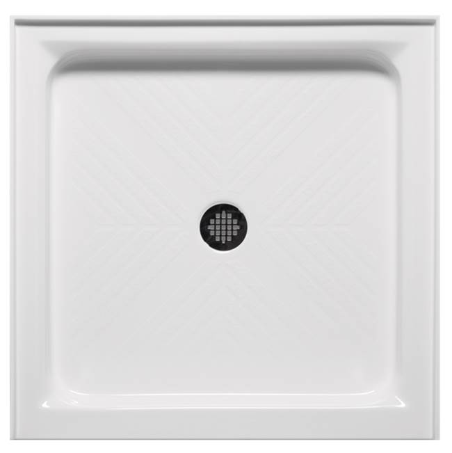 Americh 38'' x 38'' Double Threshold Shower Base - Biscuit