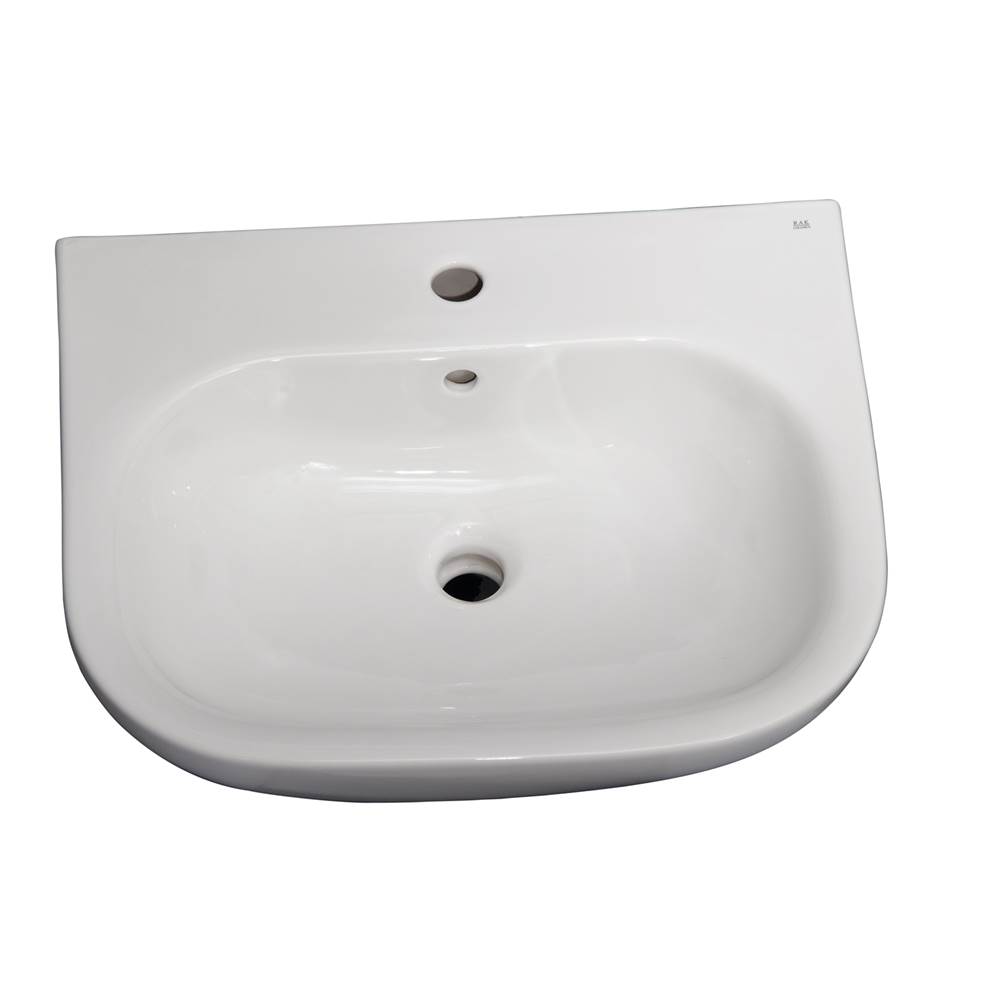 Barclay Tonique 450 Basin only,White-1 hole