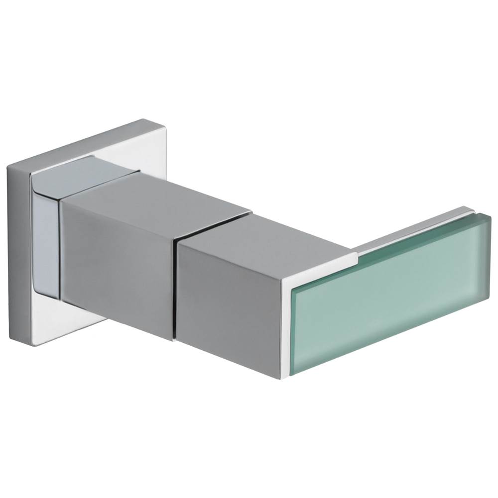 Brizo Siderna® Wall Mount Lavatory Green Glass Lever Handle Kit