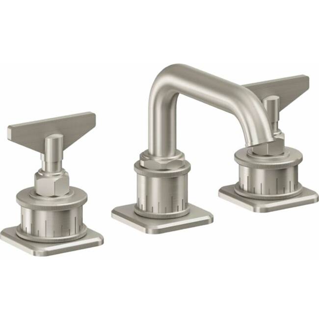 California Faucets Widespread Low Spout - Blade Handle with ZeroDrain
