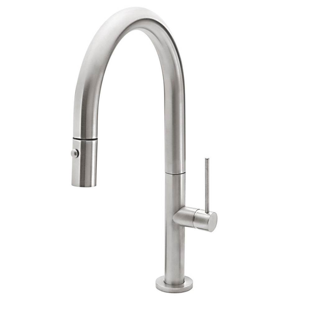 California Faucets Pull-Down Kitchen Faucet - Low Arc Spout