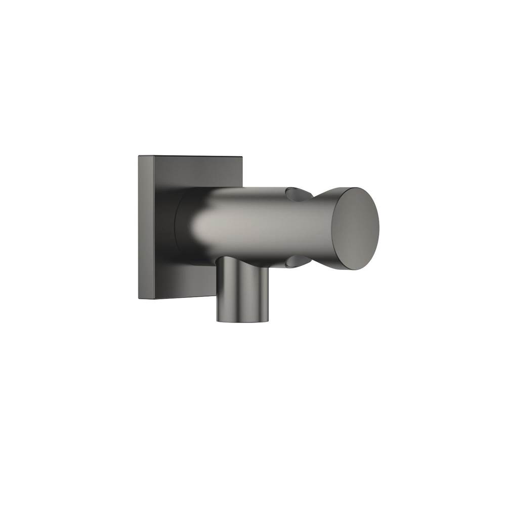 Dornbracht Wall Elbow With Integrated Wall Bracket In Dark Platinum Matte