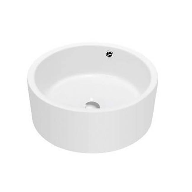 Dawn Dawn® Vessel Above-Counter Cylinder Ceramic Art Basin with Overflow