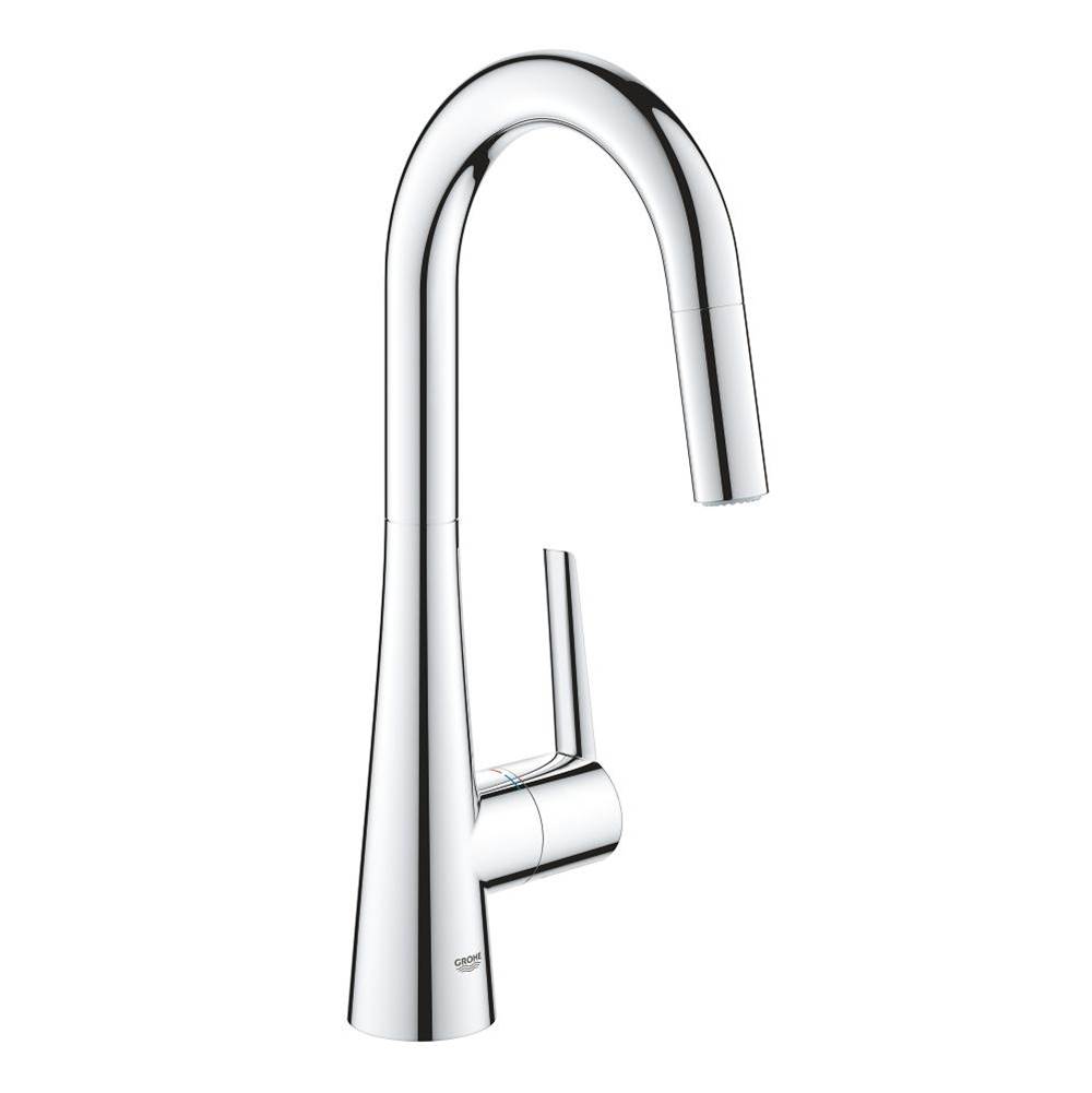 Grohe Single-Handle Pull Down Dual Spray Prep Faucet 1.75 GPM