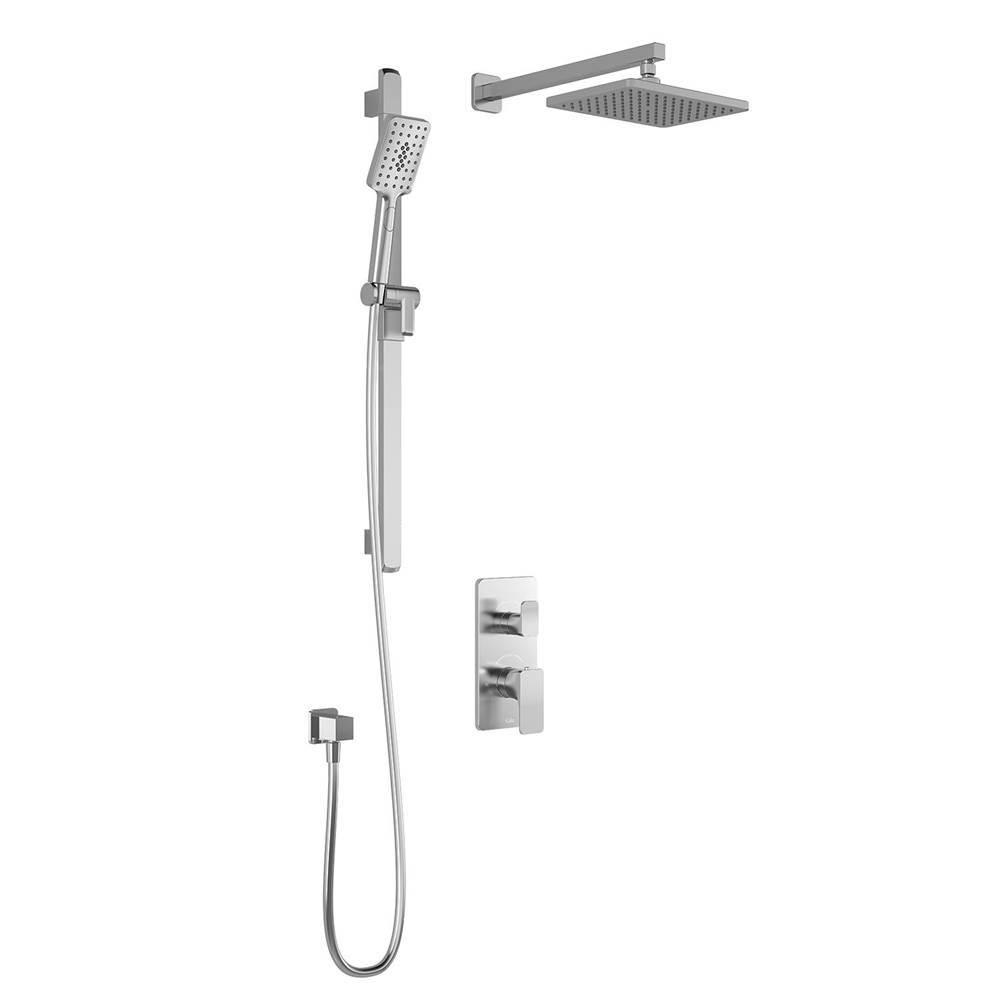 Kalia KAREO™ TD2 AQUATONIK™ T/P with Diverter Shower System with Wallarm Chrome