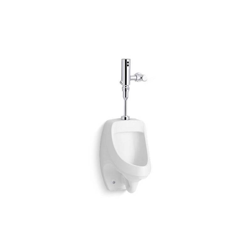 Kohler Dexter™ High-efficiency urinal with Mach® Tripoint® touchless DC 0.125 gpf flushometer