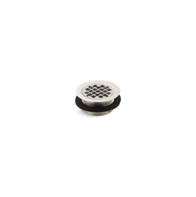 Kohler Round shower drain for use with plastic pipe, gasket included