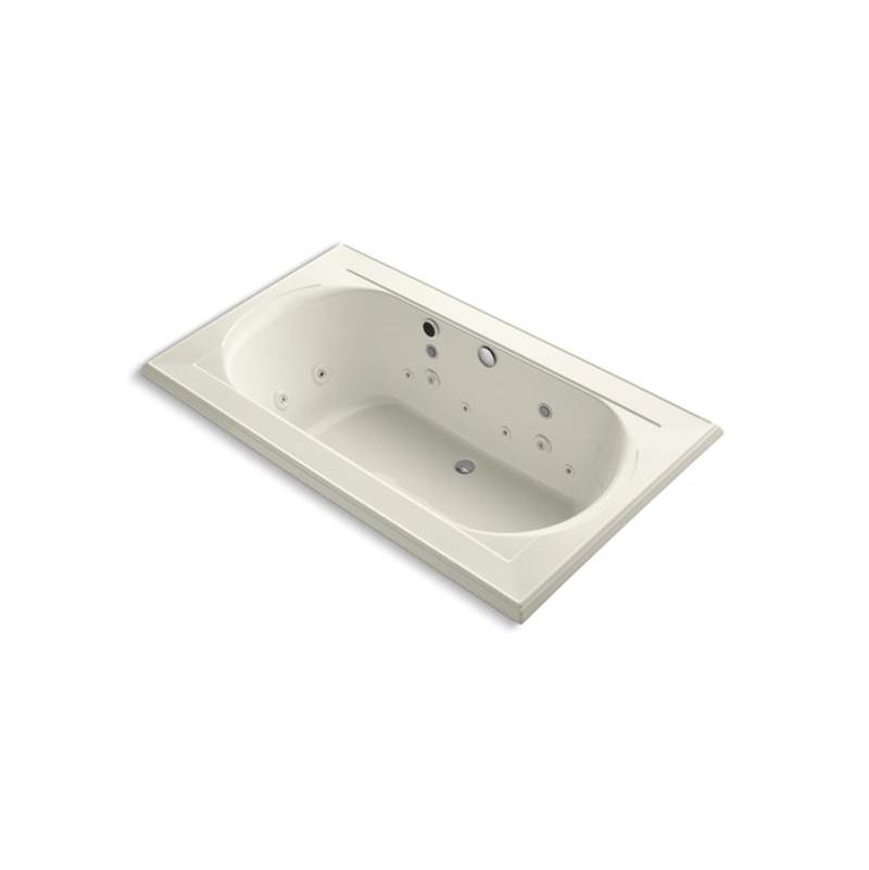 Kohler Memoirs® 72'' x 42'' drop-in Effervescence whirlpool bath with spa package