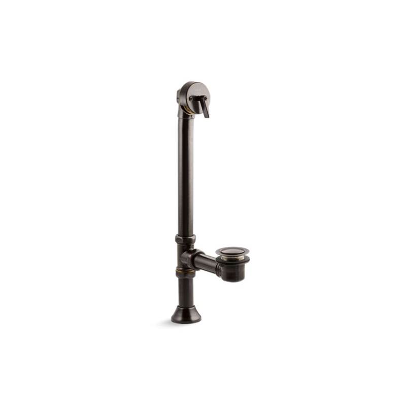 Kohler Iron Works® Decorative 1-1/2'' adjustable pop-up bath drain for 5'' whirlpool with tailpiece