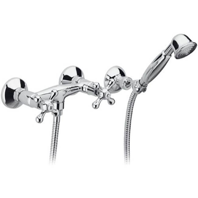 Nameeks Wall-Mounted Shower Diverter With Hand Shower and Holder