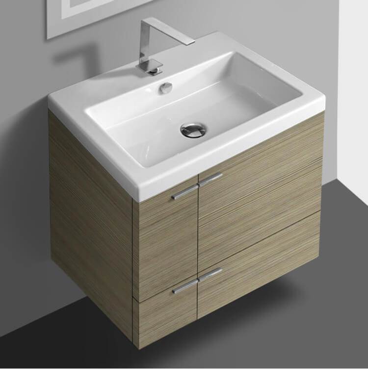 Nameeks 23 Inch Vanity Cabinet With Fitted Sink