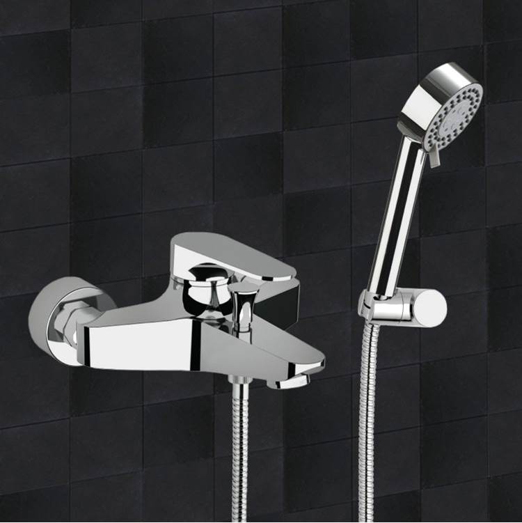 Nameeks Bath Shower Mixer With Hand Shower and Shower Bracket