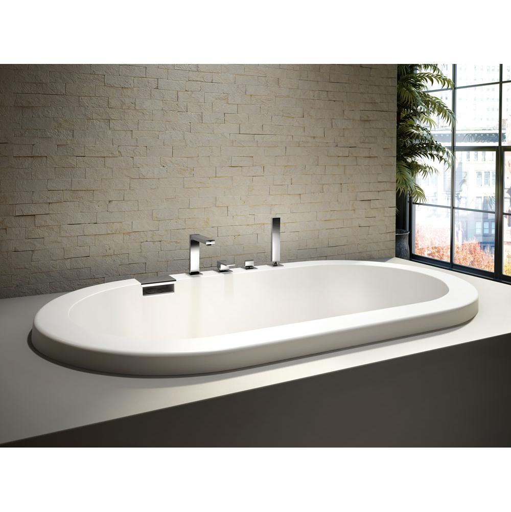Neptune TAO bathtub KIT 36x72 with 2'' lip, Chrome drain, White