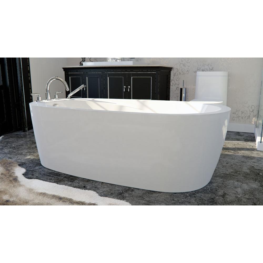 Neptune Freestanding One Piece Vapora 36X60, White With Color Skirt