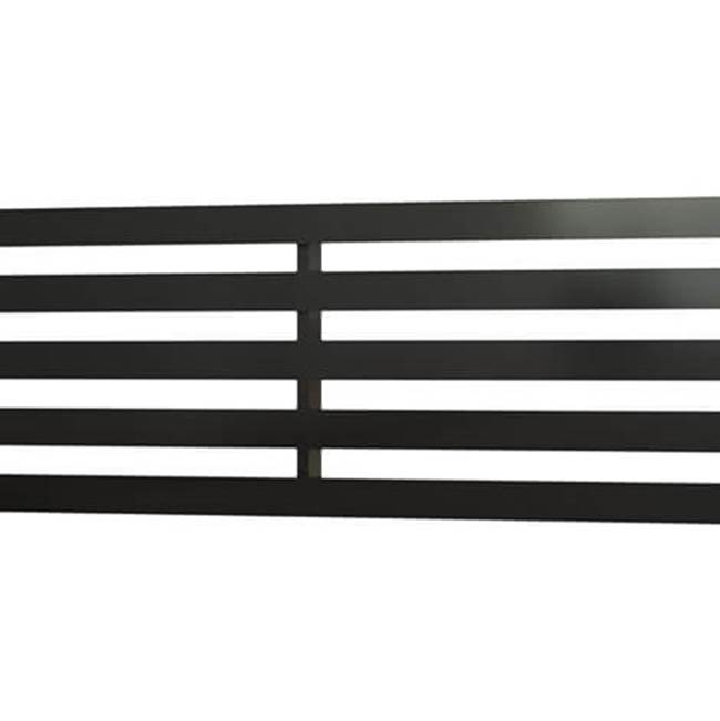 Quick Drain Drain Cover Lines 18In Polished Black