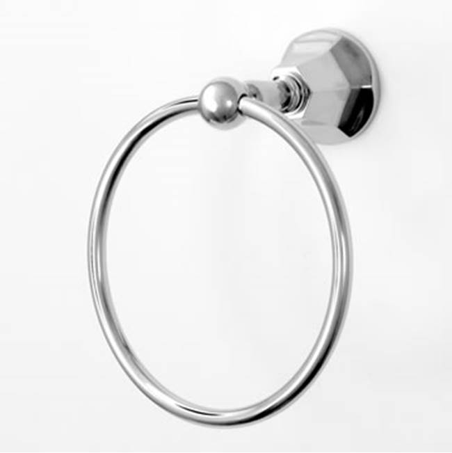 Sigma Series 07 Towel Ring w/bracket UNCOATED POLISHED BRASS .33