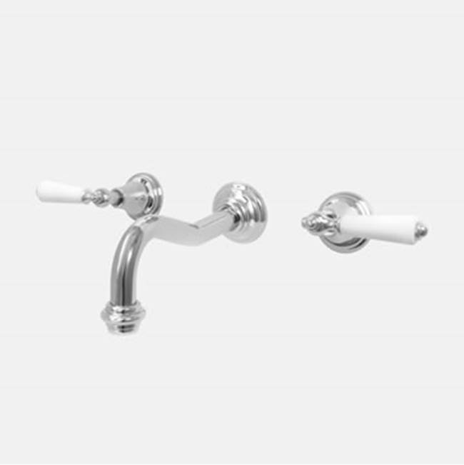 Sigma Wall/Vessel Lav Set Trim (Includes Soft Touch Drain) Orleans Polished Brass Pvd .40