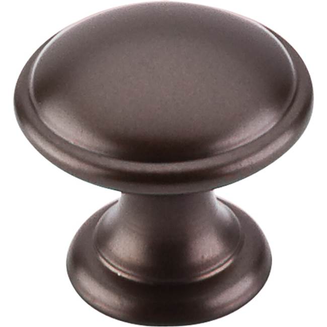 Top Knobs Rounded Knob 1 1/4 Inch Oil Rubbed Bronze