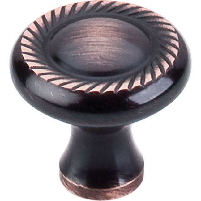 Top Knobs Swirl Cut Knob 1 1/4 Inch Tuscan Bronze