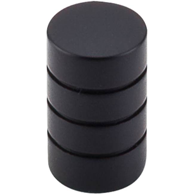 Top Knobs Stacked Knob 5/8 Inch Flat Black