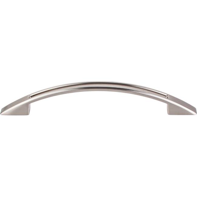 Top Knobs Tango Cut Out Pull 5 1/16 Inch (c-c) Brushed Satin Nickel