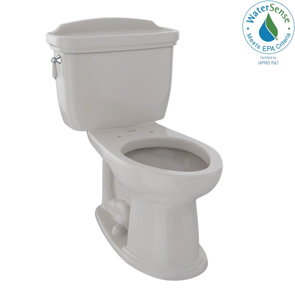 TOTO Toto® Eco Dartmouth® Two-Piece Elongated 1.28 Gpf Universal Height Toilet, Sedona Beige