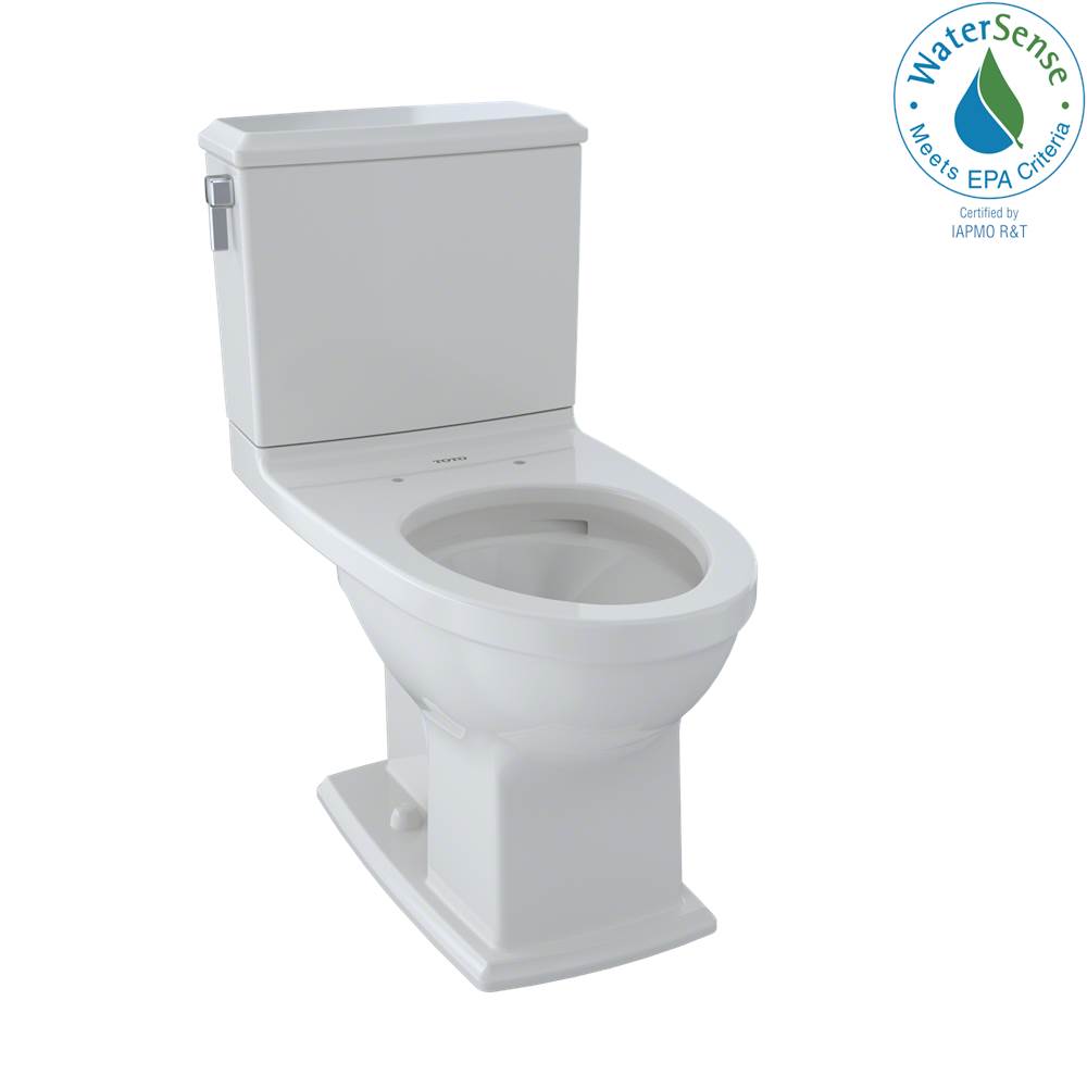 TOTO Toto® Connelly® Two-Piece Elongated Dual-Max®, Dual Flush 1.28 And 0.9 Gpf Universal Height Toilet With Cefiontect, Colonial White