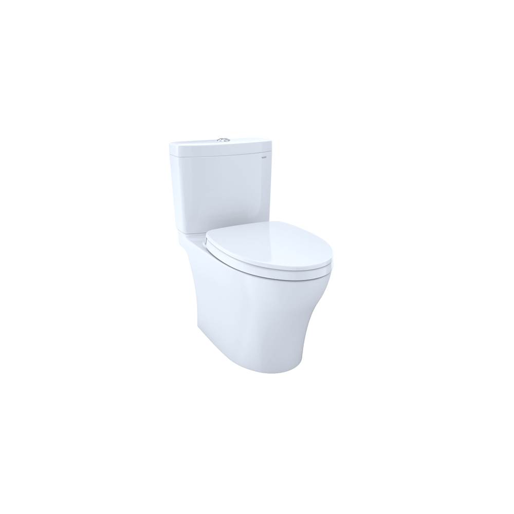 TOTO Toto® Aquia® Iv Two-Piece Elongated Dual Flush 1.28 And 0.9 Gpf Universal Height Toilet With Cefiontect®, Washlet®+ Ready, Sedona Beige