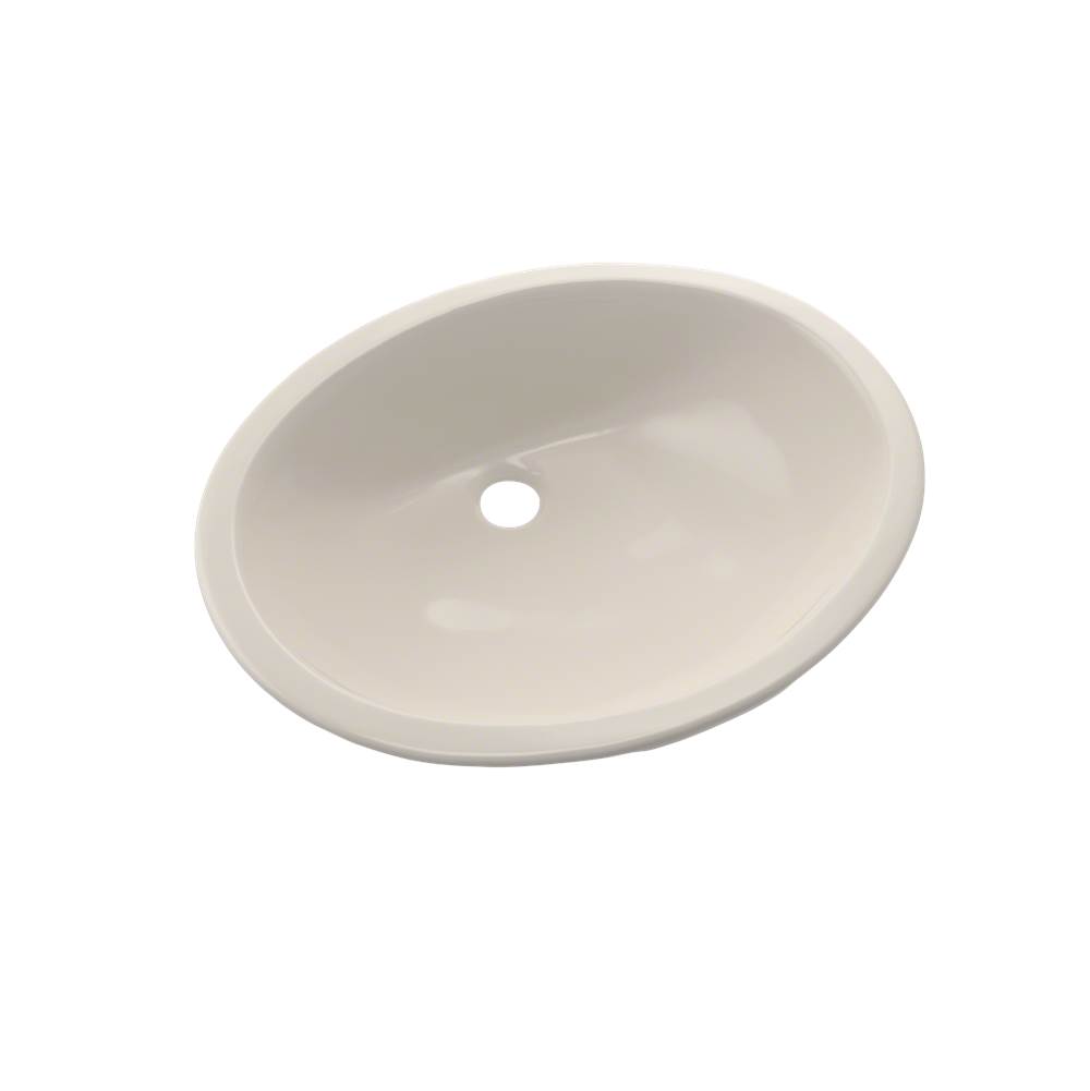 TOTO Toto® Rendezvous® Oval Undermount Bathroom Sink With Cefiontect, Sedona Beige