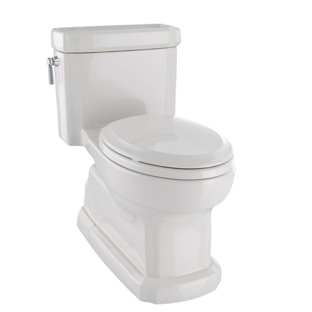 TOTO TOTO Eco Guinevere Elongated 1.28 GPF Universal Height Skirted Toilet with CEFIONTECT and SoftClose Seat, Sedona Beige - MS974224CEFGNo.12