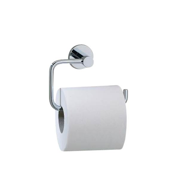 Valsan Porto Chrome Toilet Roll Holder Without Lid