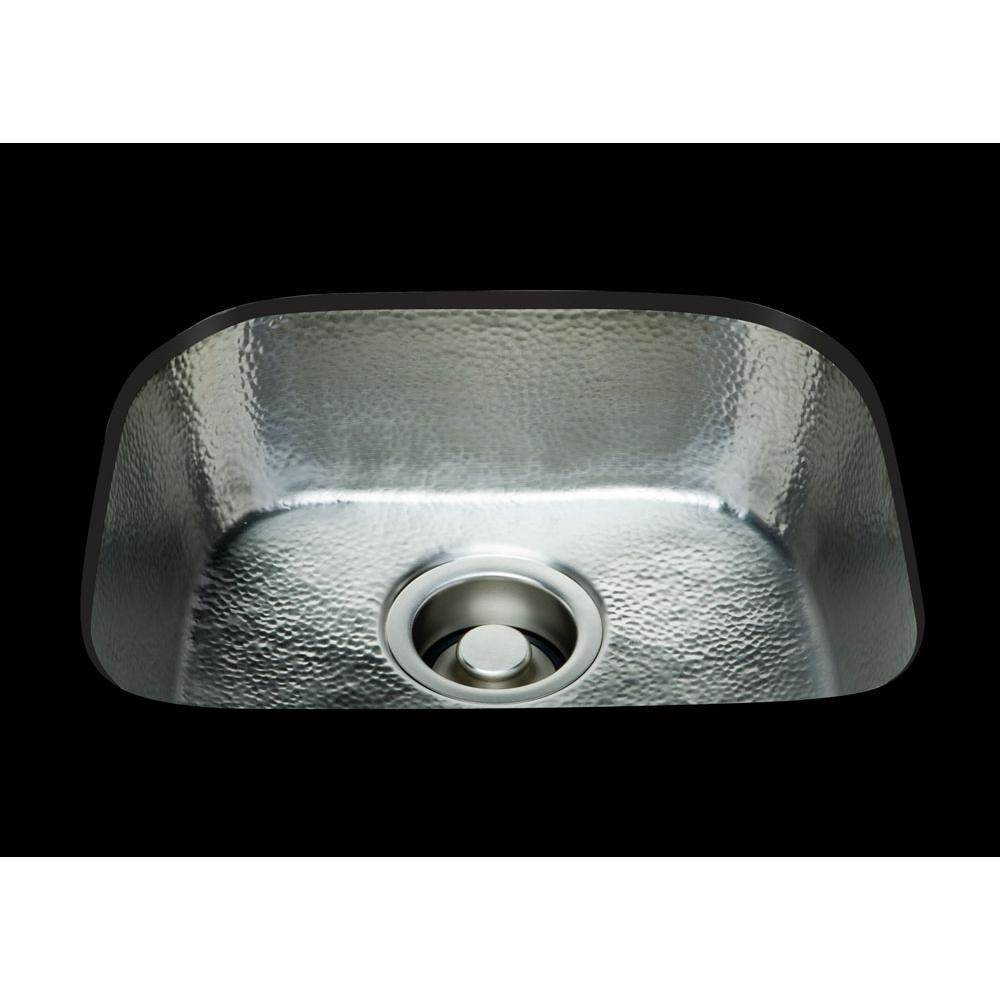 Alno D-Bowl Prep Sink Plain Pattern, Undermount and Drop In