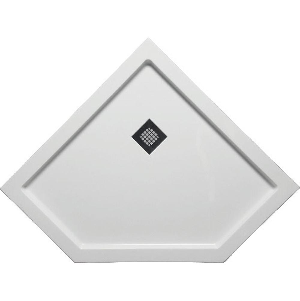 Americh 48'' x 48'' - Neo Angle DS Base w/Square Drain - White