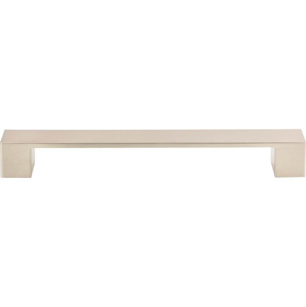 Atlas Wide Square Pull 7 9/16 Inch (c-c) Brushed Nickel