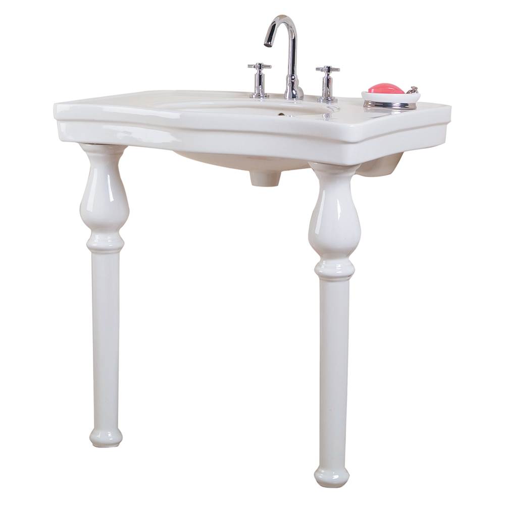 Barclay Milano Console, 8'', Bisque