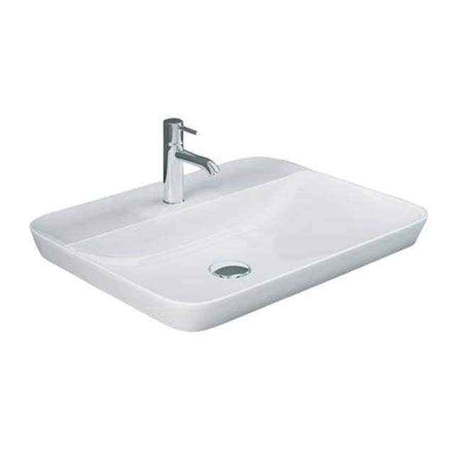 Barclay Variant 21-5/8'' x 16-1/2'' RectDrop-In Basin,1-Hole,W/DECK,WH