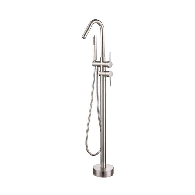 Barclay Flynn Freestanding Faucet (Brass),W/Handshower,BN