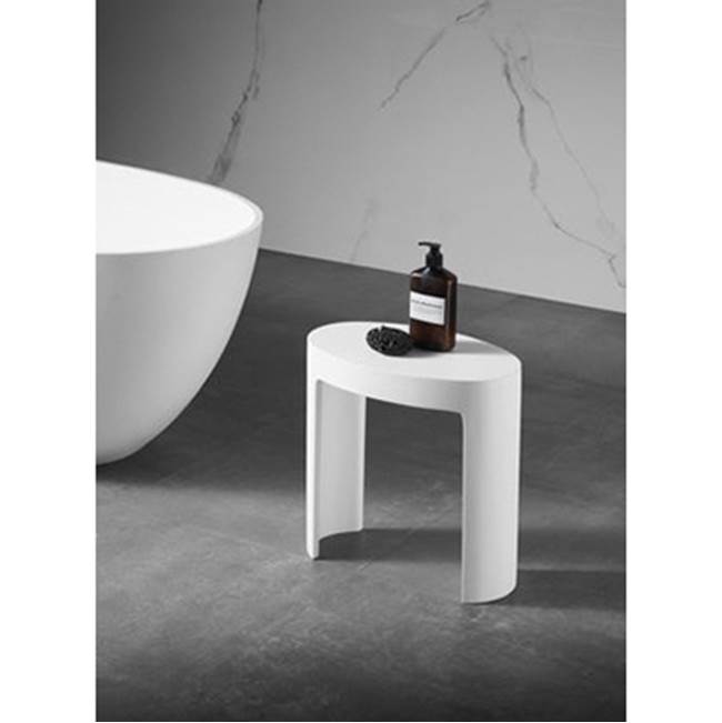 Barclay Resin Shower Stool Round