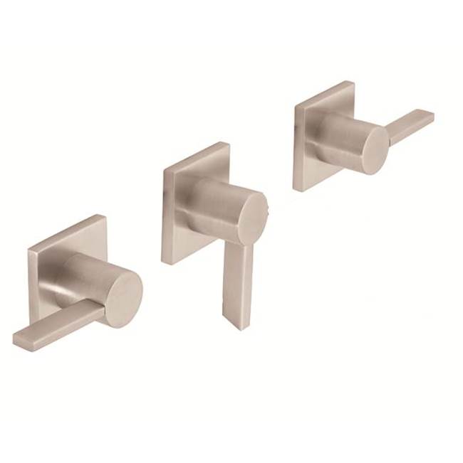 California Faucets 3 Handle Tub and Shower Trim Only