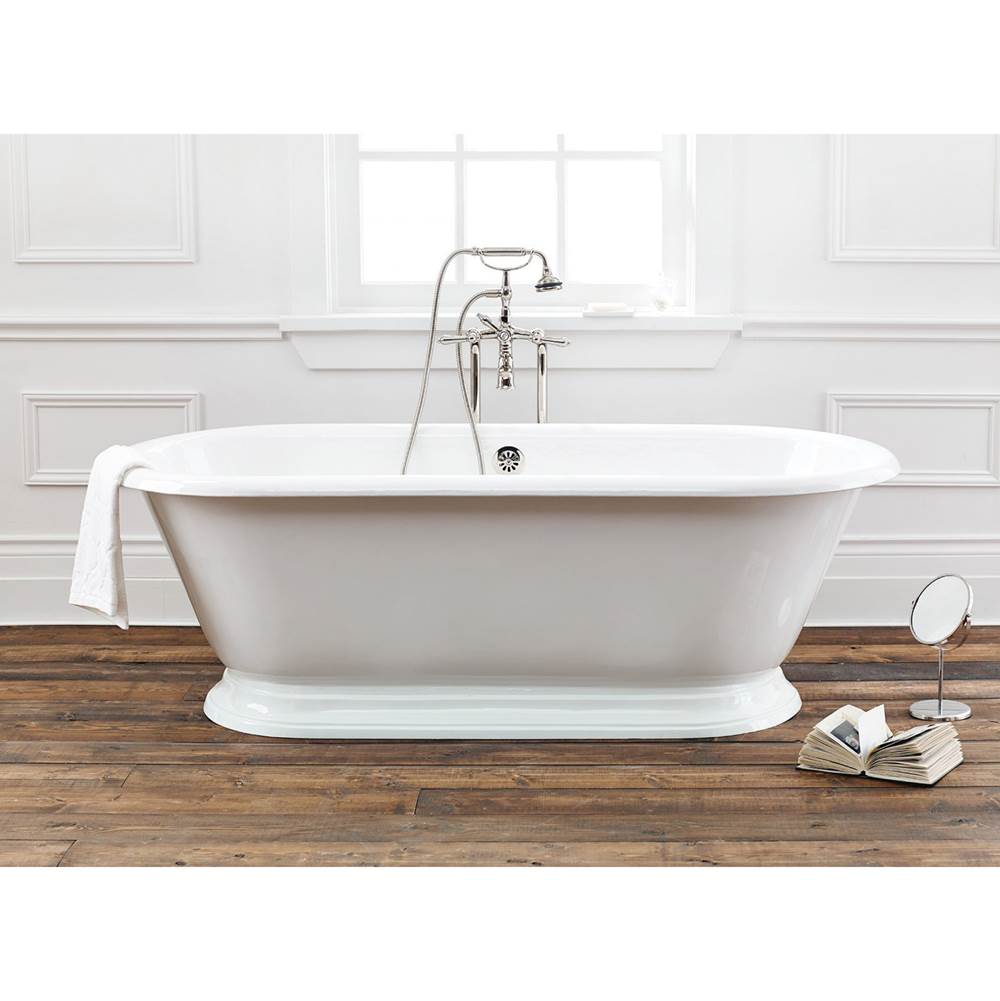 Cheviot Products SANDRINGHAM Cast Iron Bathtub with Continuous Rolled Rim