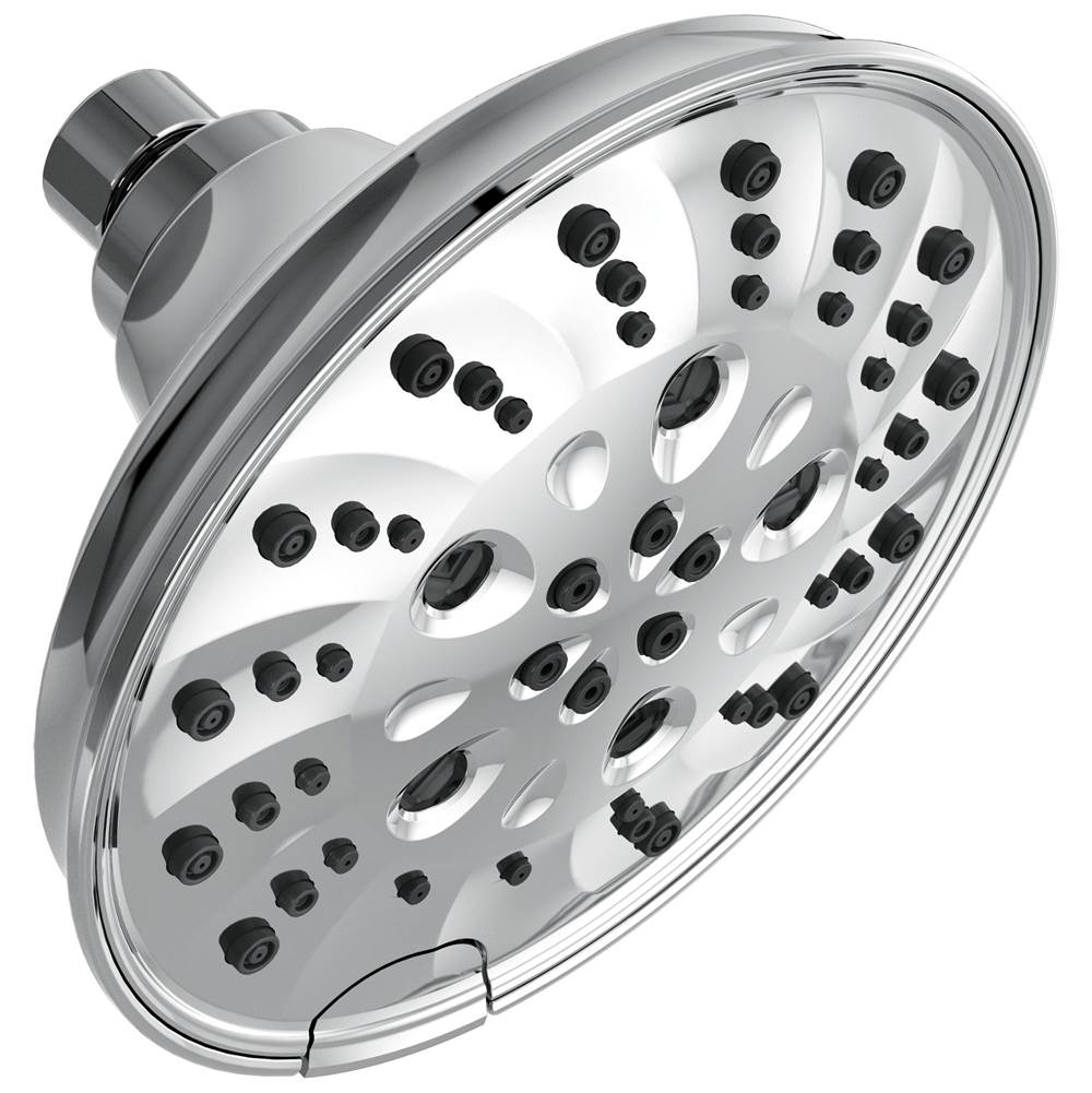Delta Faucet Universal Showering Components H2Okinetic® 5-Setting Traditional Raincan Shower Head
