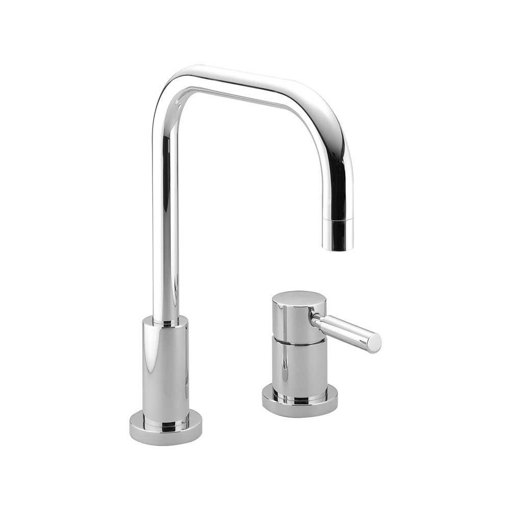 Dornbracht Meta.02 Two-Hole Mixer With Individual Rosettes In Polished Chrome