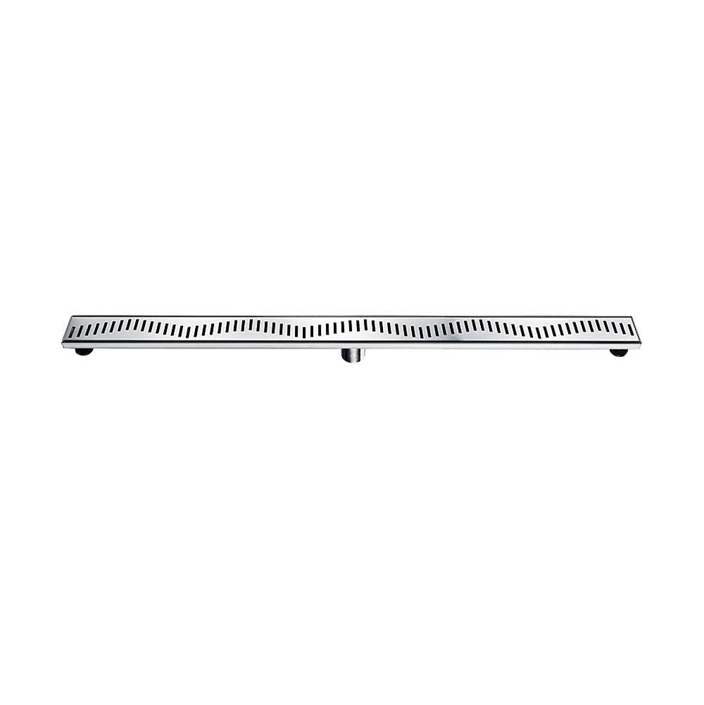 Dawn Shower linear drain--14G, 304type stainless steel, polished, satin finish: 47''Lx3''Wx3-1/8''D