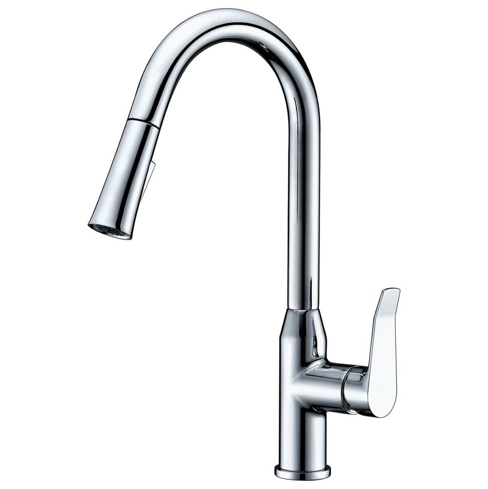 Dawn Single-Lever kitchen pull down faucet, Chrome