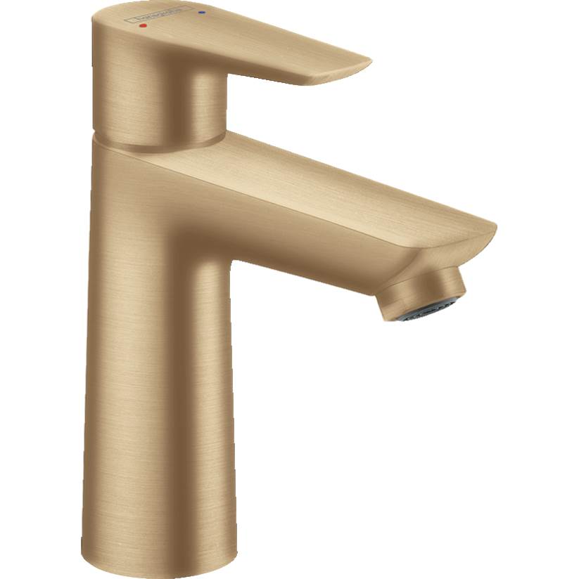 Hansgrohe Talis E Single-Hole Faucet 110 with Pop-Up Drain, 1.2 GPM in Brushed Bronze