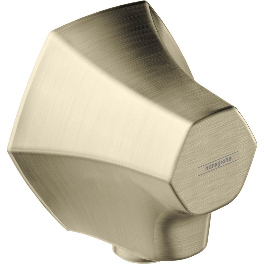 Hansgrohe Locarno Wall Outlet with Check Valves in Brushed Nickel