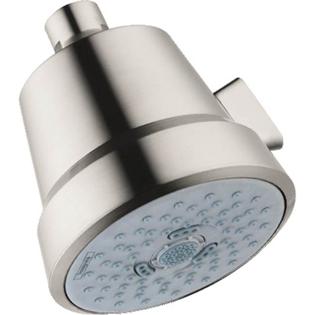 Hansgrohe Club Showerhead 180 2-Jet, 2.5 GPM  in Brushed Nickel