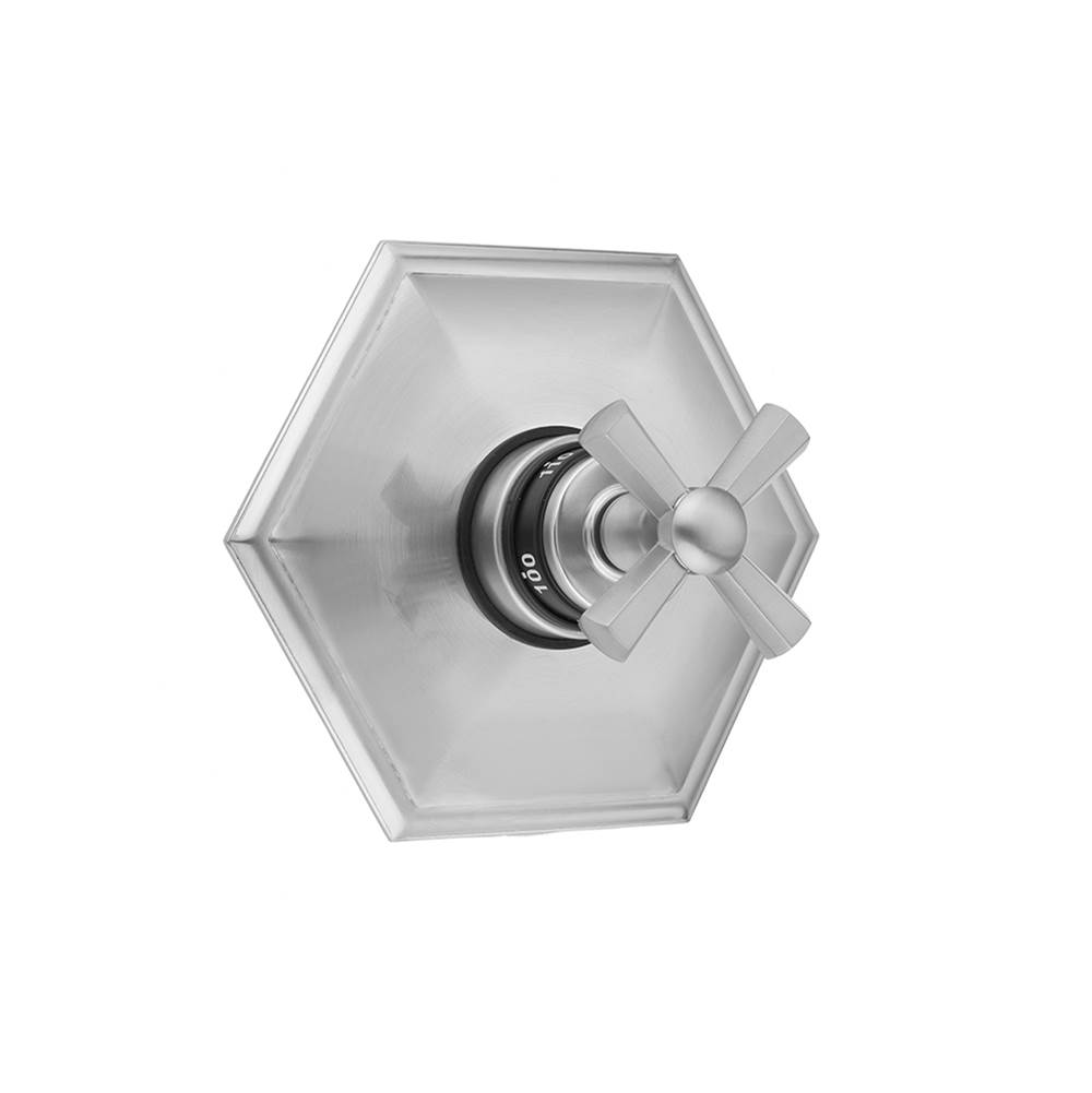 Jaclo Hex Plate with Hex Cross Trim for Thermostatic Valves (J-TH34 & J-TH12)
