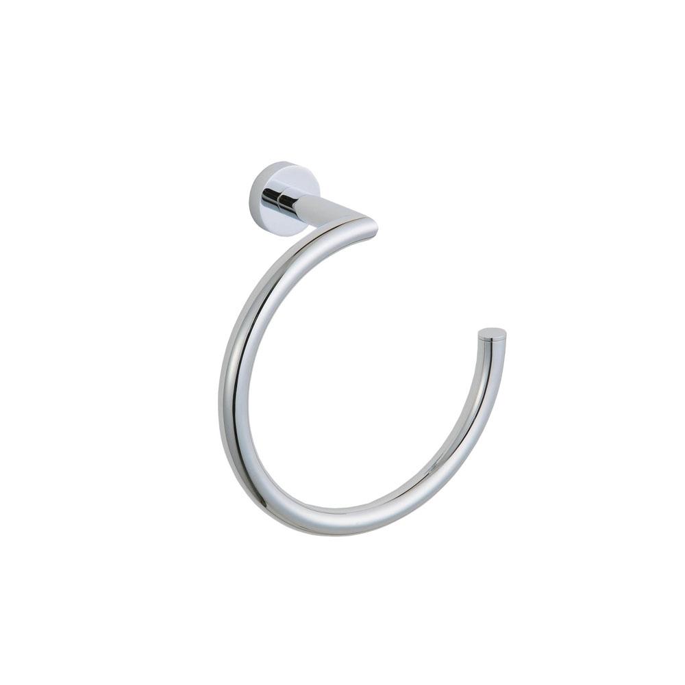 Kartners OSLO - Towel Ring (C-shaped)-Polished Brass