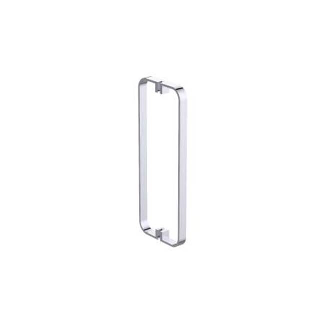 Kartners COLOGNE - 12-inch Double Shower Door Handle-Polished Nickel